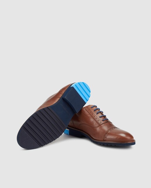 Zapatos de cordones de hombre Martinelli de piel marrón claro