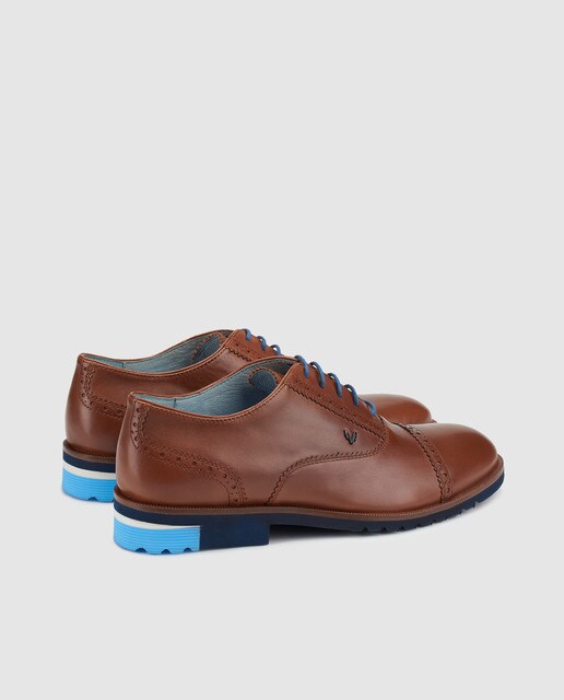 Zapatos de cordones de hombre Martinelli de piel marrón claro