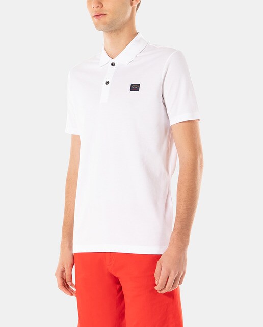 Polo de hombre Paul & Shark regular blanco de manga corta
