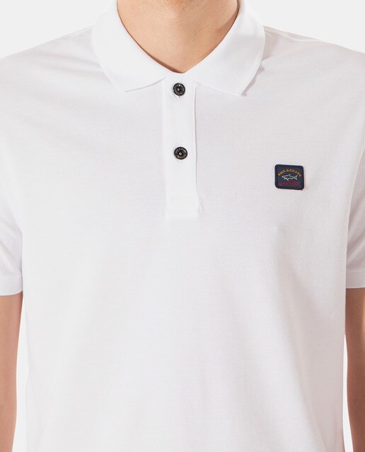 Polo de hombre Paul & Shark regular blanco de manga corta