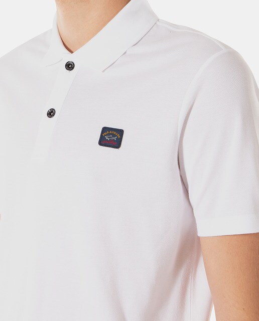 Polo de hombre Paul & Shark regular blanco de manga corta