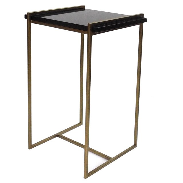 Mesa auxiliar rectangular de mármol Ouro El Corte Inglés