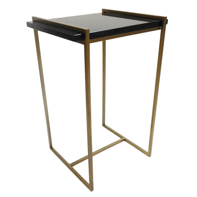 Mesa auxiliar rectangular de mármol Ouro El Corte Inglés
