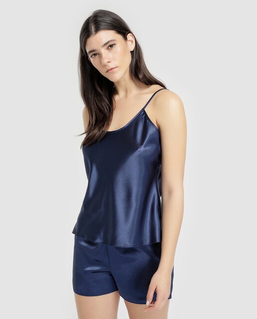 Pijama Tecido Soft liso acetinado