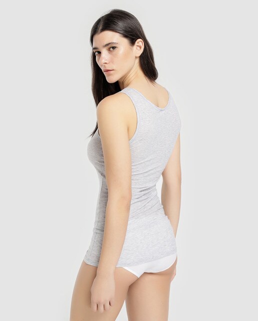 Camiseta interior Ultralight de mujer Hanro en gris