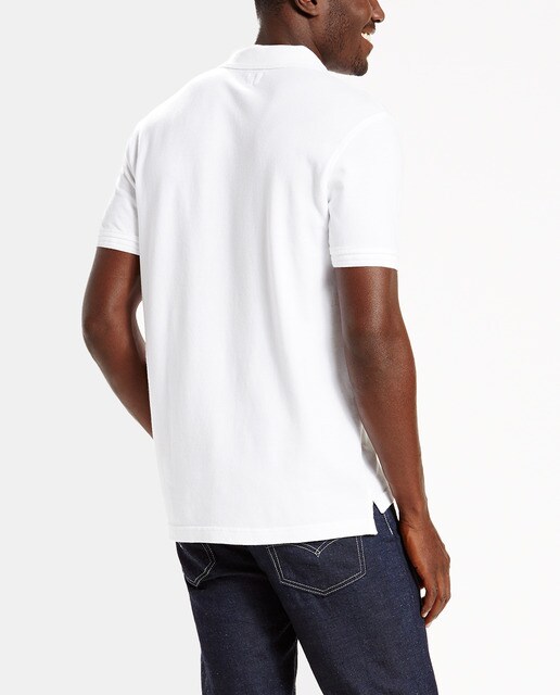 Polo de hombre Levi's blanco de manga corta