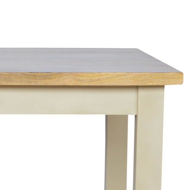 Mesa de cocina cuadrada de mango Inés El Corte Inglés