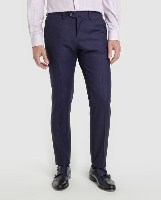 Traje de hombre Ceremonia Emidio Tucci regular azul con microdibujo