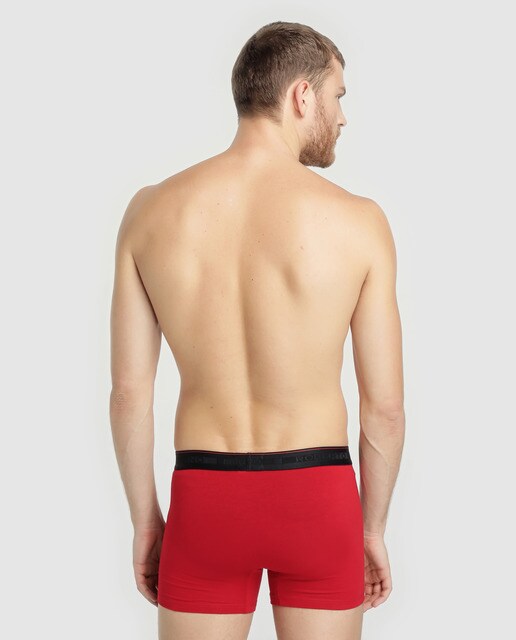 Boxer de punto de hombre Roberto Verino rojo