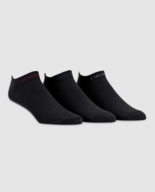Pinkies tres pares de calcetines Calvin Klein