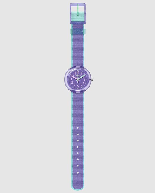 Reloj de niña Flik Flak Color Blast FPNP044 lila y turquesa