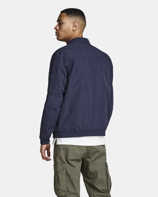 Cazadora bomber de hombre Jack & Jones azul marino