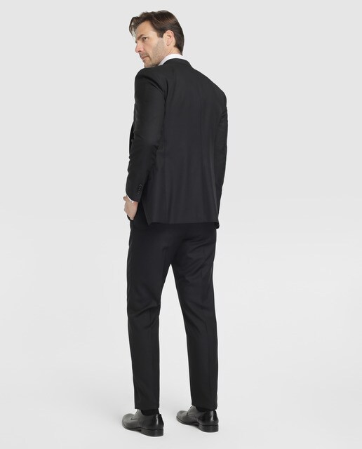 Traje de hombre Ceremonia Emidio Tucci regular liso negro