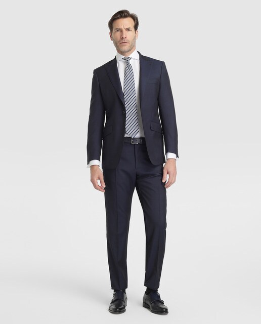 Traje de hombre Ceremonia Emidio Tucci regular liso azul