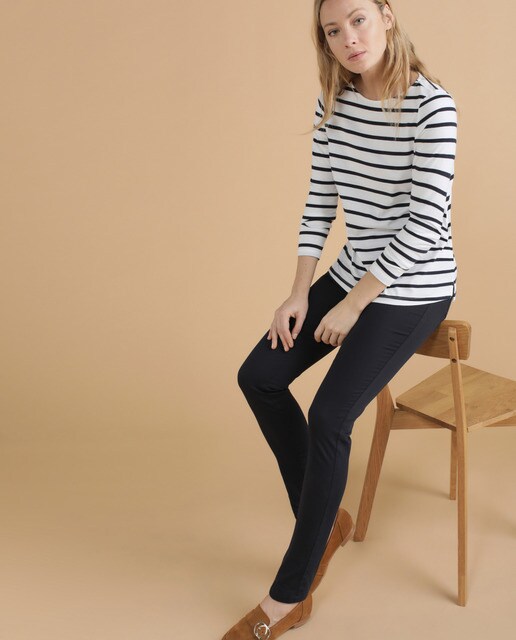 Pantalón pitillo cinco bolsillos de mujer