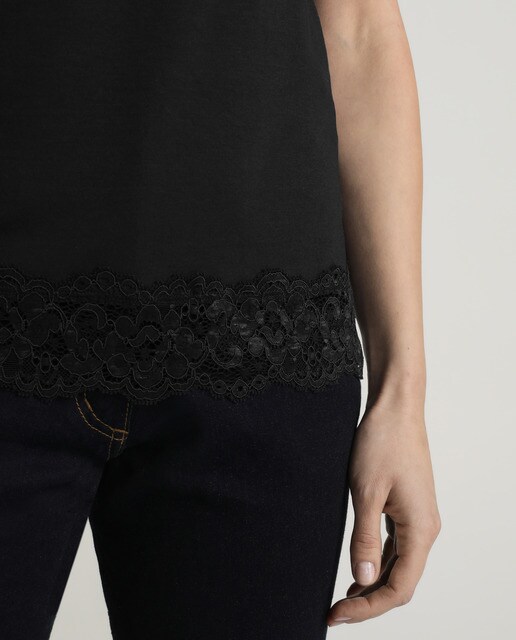 Camiseta lencera de mujer Woman Essentials El Corte Inglés con tirantes