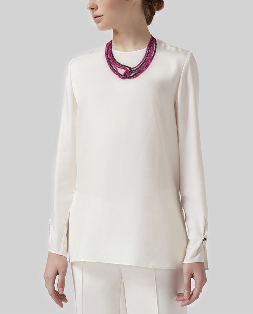 Collar El Corte Inglés rosa y negro