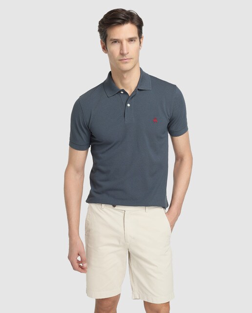 Bermuda de hombre Brooks Brothers lisa natural
