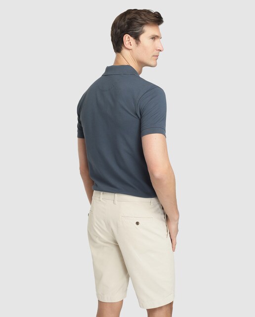 Bermuda de hombre Brooks Brothers lisa natural