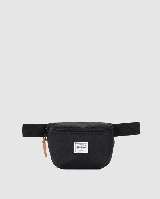 Riñonera unisex Herschel negra con cremallera