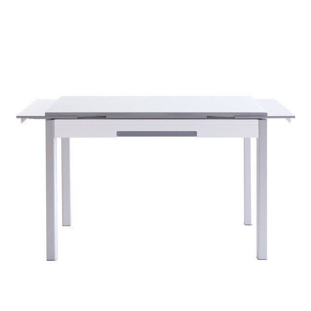 Mesa de cocina extensible de cristal y con cajón Urban El Corte Inglés