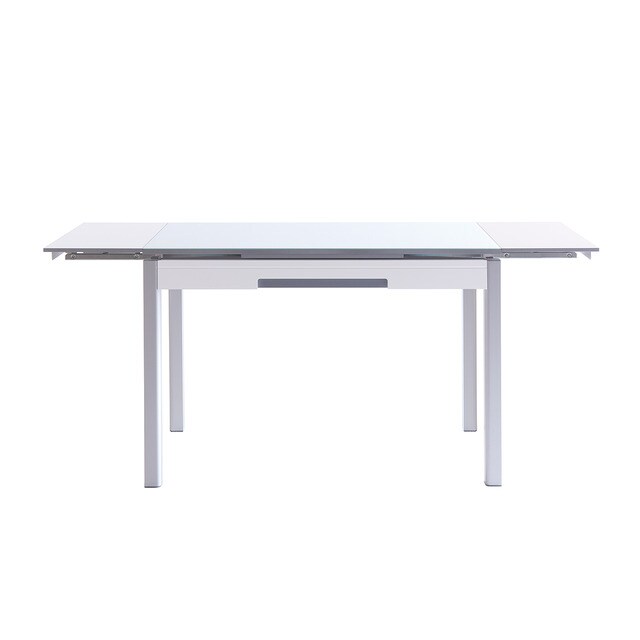 Mesa de cocina extensible de cristal y con cajón Urban El Corte Inglés