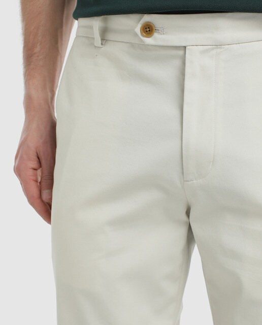 Chino de hombre Brooks Brothers slim natural