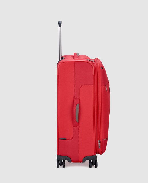 Trolley médio expansível SIDETRACK flexível vermelho, com capacidade até 78 L
