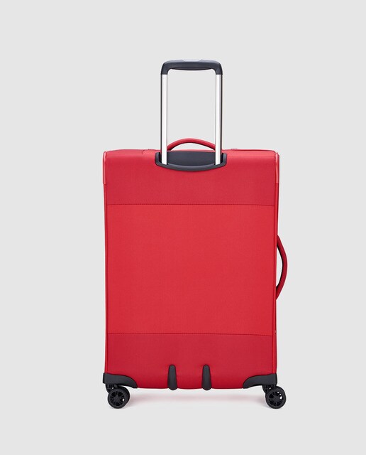 Trolley médio expansível SIDETRACK flexível vermelho, com capacidade até 78 L