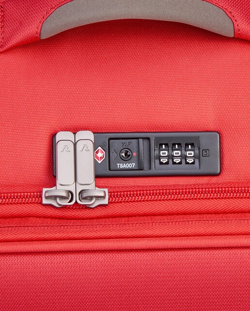 Trolley médio expansível SIDETRACK flexível vermelho, com capacidade até 78 L