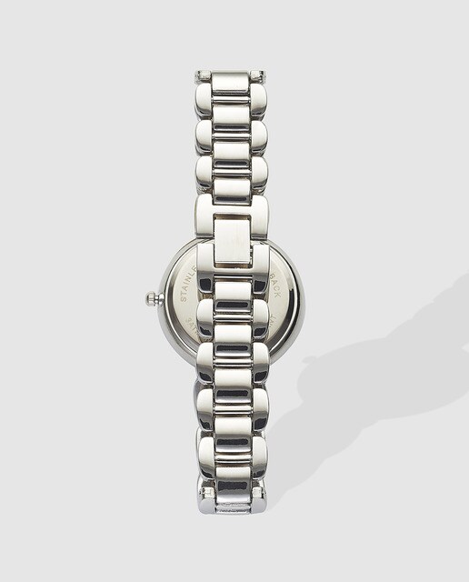 Reloj de mujer Pontina con brazalete plateado