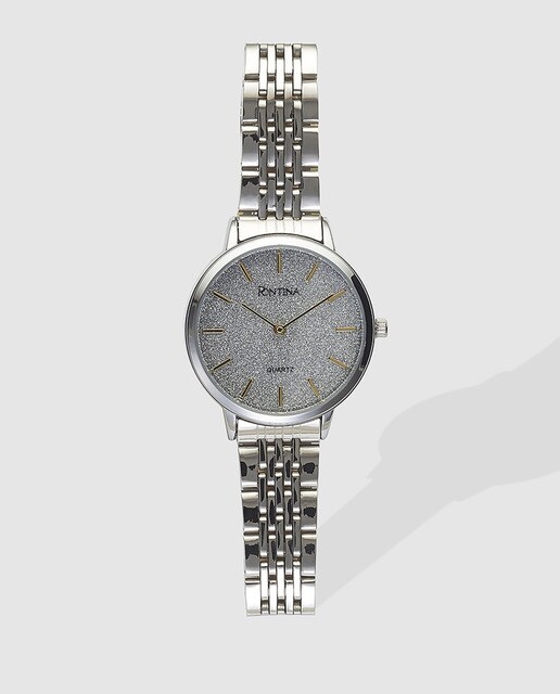 Reloj de mujer Pontina de metal con glitz