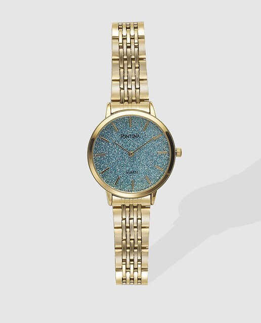 Reloj de mujer Pontina de metal con glitz