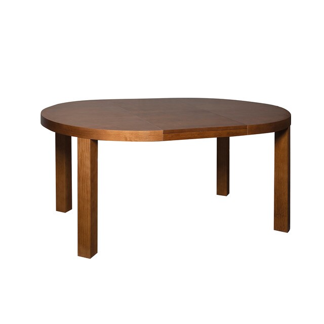 Mesa de comedor redonda extensible en cerezo Opra El Corte Inglés