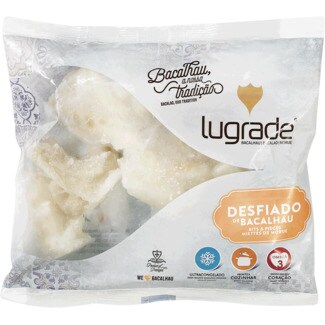 Lugrade Bacalhau Desfiado embalagem 400 g