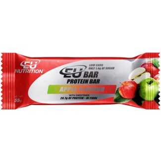 Eu Nutrition Barra de Proteína com Sabor a Maçã embalagem 55 g