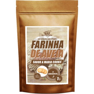Eu Nutrition Aveia com Sabor a Bolachas Maria embalagem 1 kg