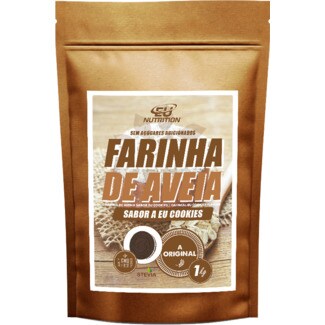 Eu Nutrition Aveia com Sabor a Cookies embalagem 1 kg