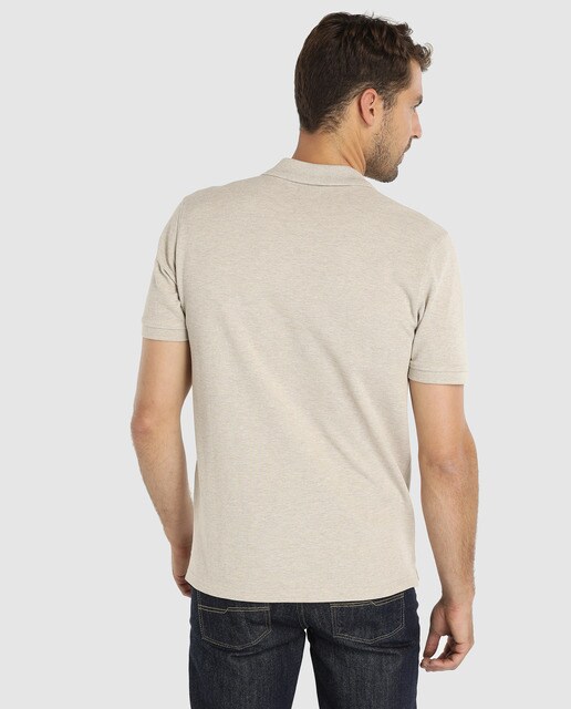 Polo piqué de hombre Dustin de manga corta
