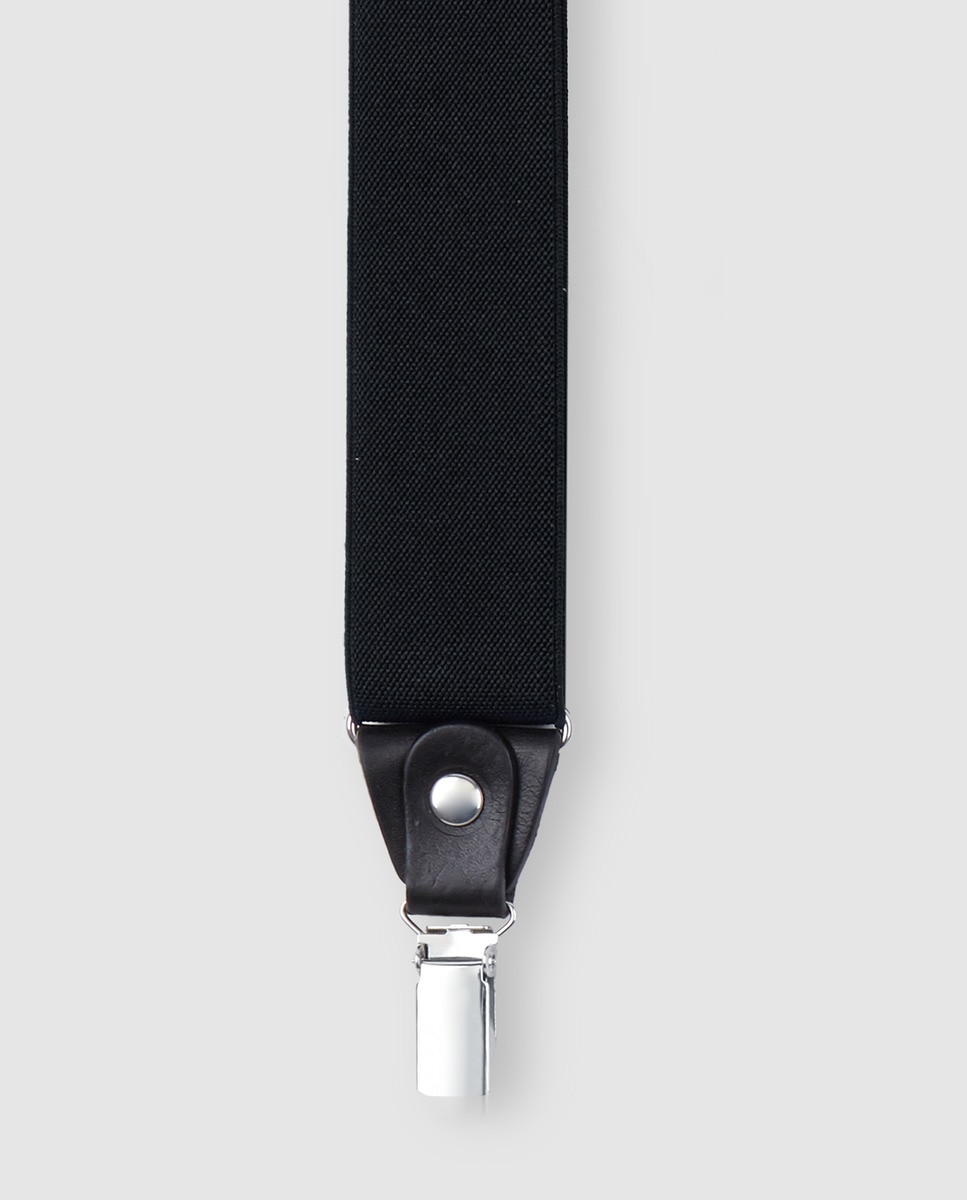 Tirantes de liso de hombre Unit Negro-2