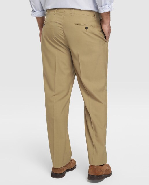 Pantalón de hombre Dustin classic de vestir beige tallas grandes