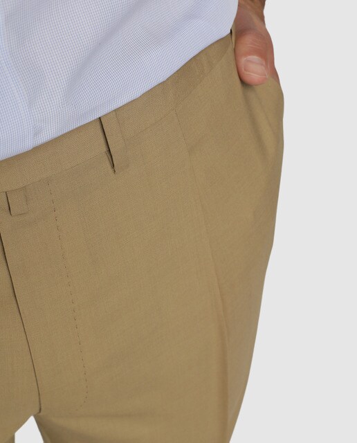 Pantalón de hombre Dustin classic de vestir beige tallas grandes