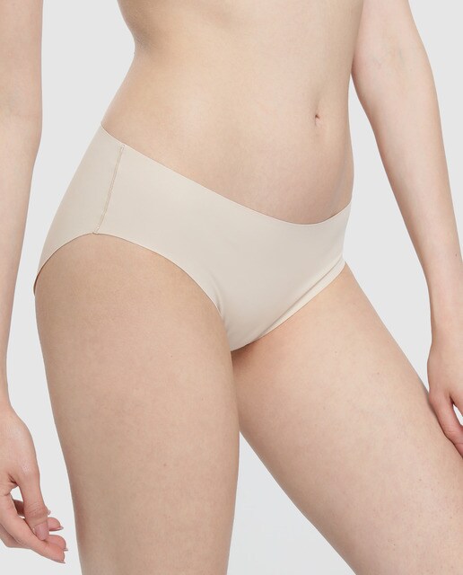 Cuecas hipster natural lisas