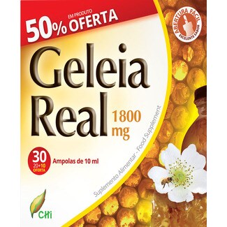Chi Geleia Real 30 Ampolas embalagem 300 ml