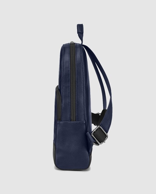 Mochila pequeña de hombre Moleskine Classic en azul marino y negro