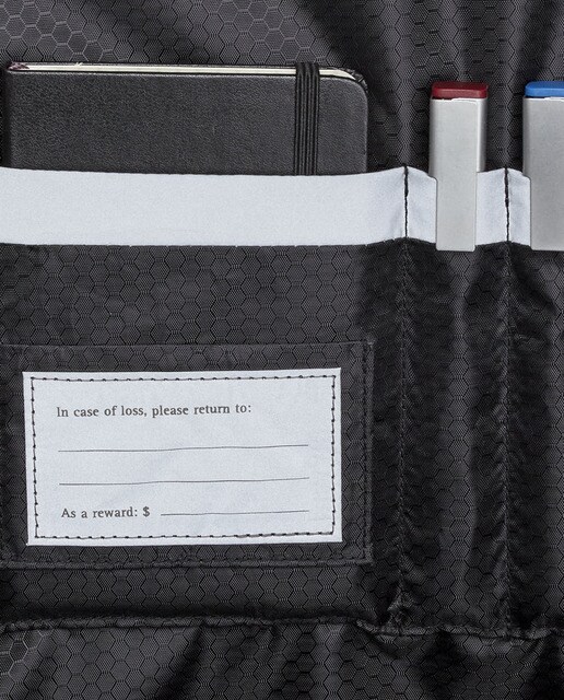 Mochila de hombre Moleskine Metro en negro con cremallera