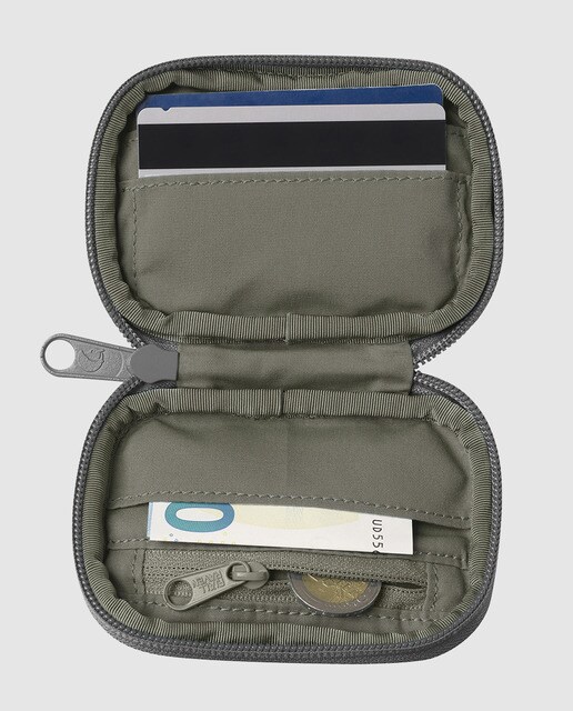 Monedero unisex Fjällräven Kanken 23780 en gris con cremallera