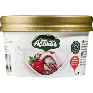 Quinta dos Açores Gelado de Nata e Morango embalagem 100 ml