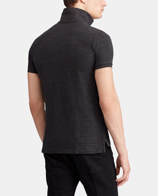 Polo de hombre Polo Ralph Lauren regular negro de manga corta