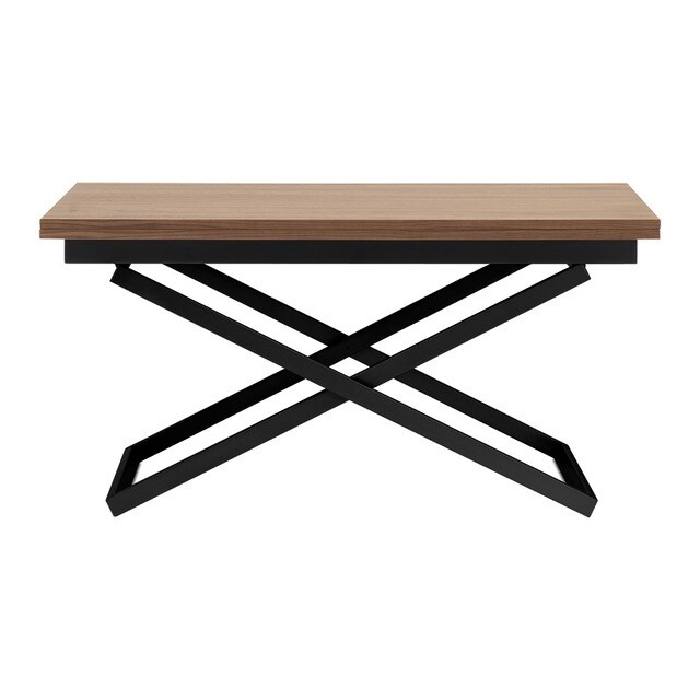 Mesa de centro extensible Rubí nogal BoConcept